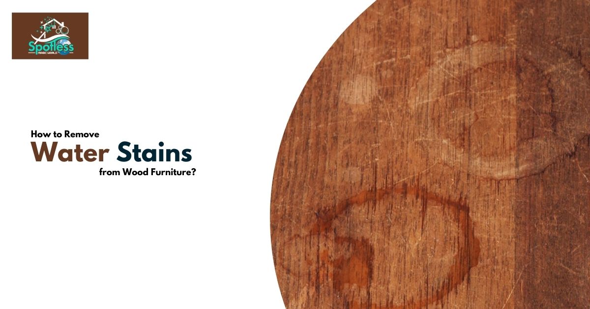how to remove water stains from wood