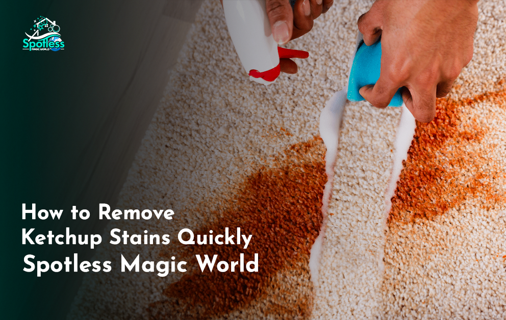 How to Remove Ketchup Stains