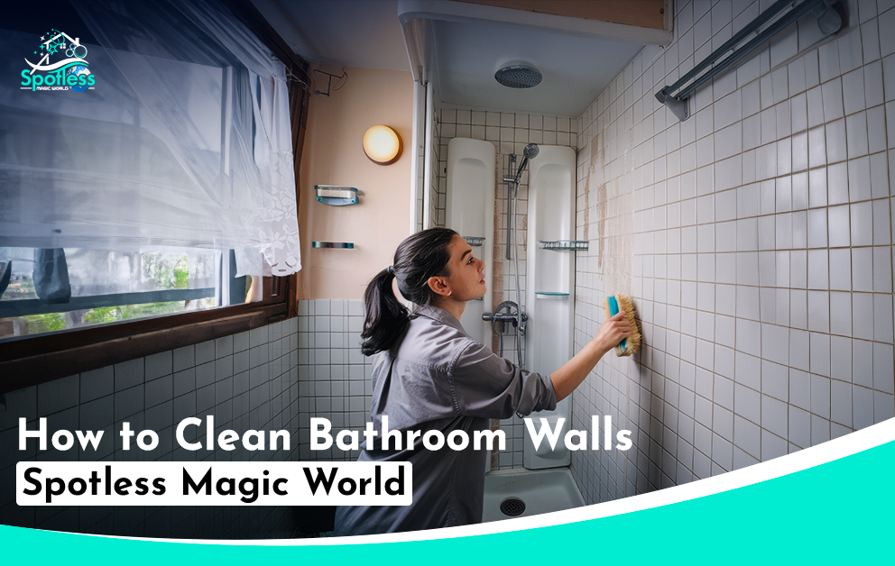 How to Clean Bathroom Walls